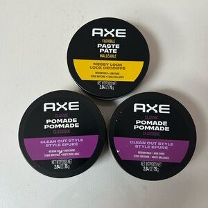 AXE x3 Hair Styling Pomade and Paste Set